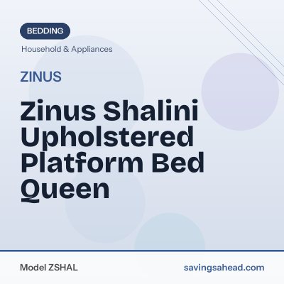 Zinus Shalini Upholstered Platform Bed Queen
